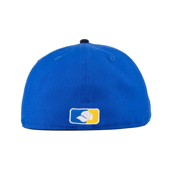 TCAP customize acrylic wool blend hat flat brim 6 panel fitted caps three-dimensional embroidery baseball hats