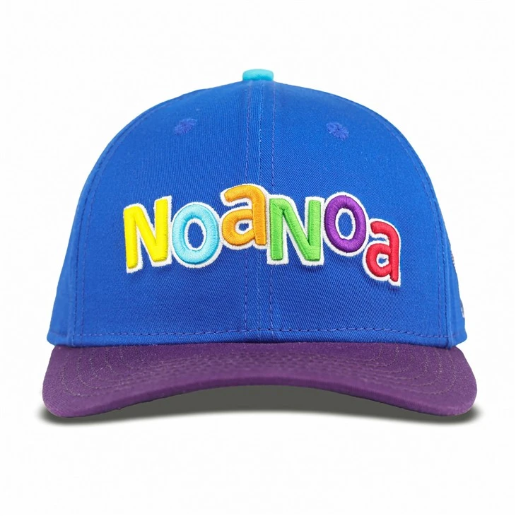 Dark Blue Colored Letters Baseball Cap