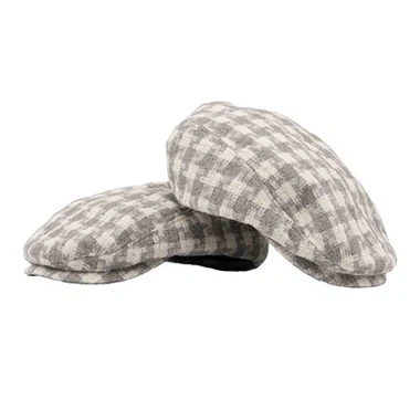 Mũ nồi Beret kẻ caro cổ điển TCAP Custom dành cho nữ