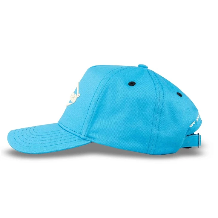 TCAP Custom Blue Cotton Hats 3D Embroidery Sport Caps