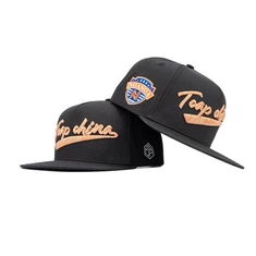Mũ thêu TCAP Mũ tùy chỉnh 5 bảng vải cotton Twill Snapback